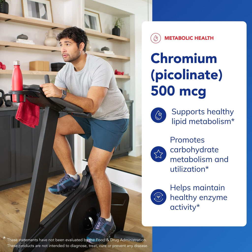Pure Encapsulations Chromium (Picolinate) 500 mcg - for Lipid & Carbohydrate Metabolism* - Mineral Supplement - Superior Absorption Chromium Supplement - Vegan & Gluten Free - 60 Capsules