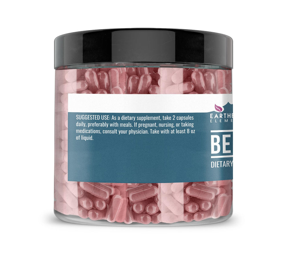 Earthborn Elements Beet Root 200 Capsules, Pure & Undiluted, No Additives