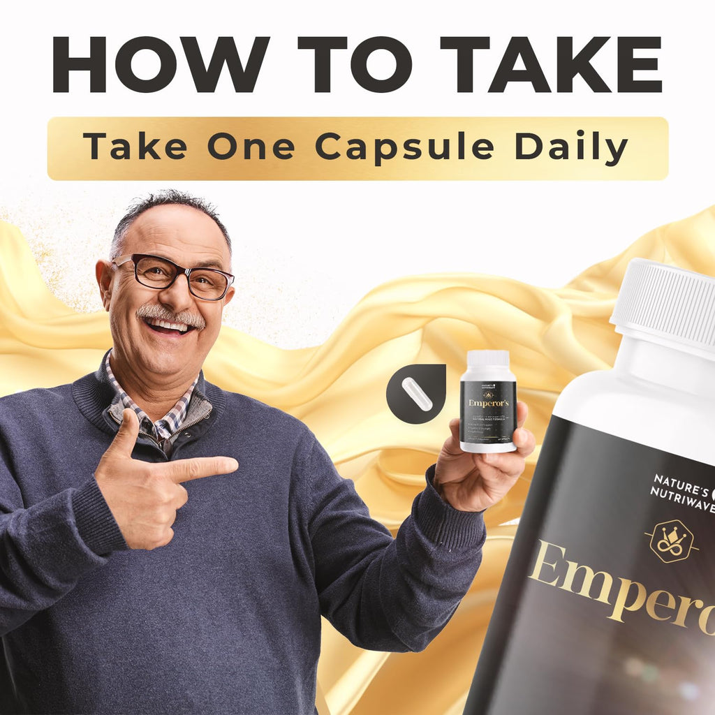 Emperor's Vigor Tonic – Herbal Formula – 60 Capsules, 6 Month Supply