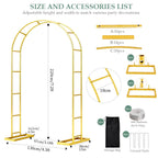 WellSign Balloon Arch Stand 7.2FTx4.3FT Trellis for Climbing Plants Outdoor