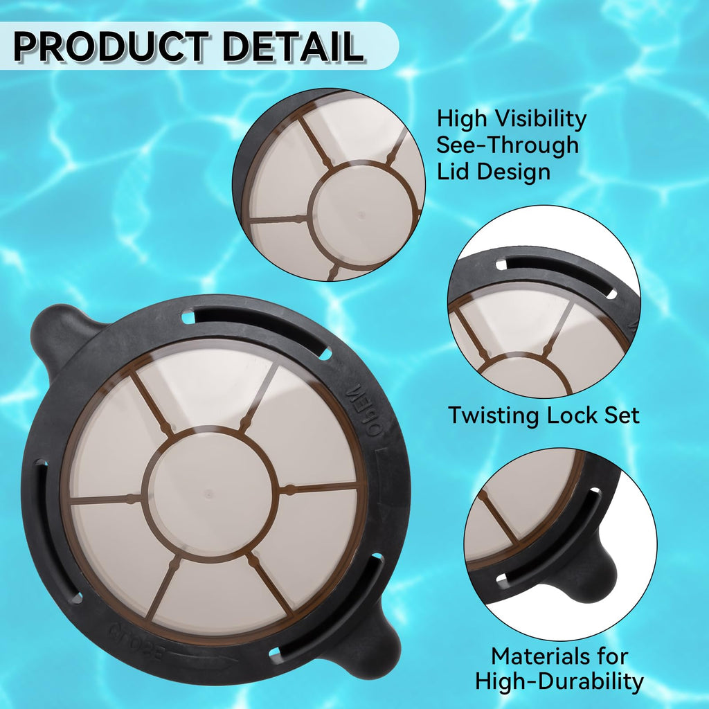 AOIT PL1585 Pool Pump Lid Basket Cover Replacement for Harris 72729 72730, Compatible with Doheny Above Ground Pool Pump 72728, PL1600 PL1601 HydroTools Fit for 0.75 hp 1 hp 1.5 hp with O-Ring