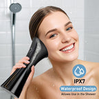 Electric Ear Wax Removal System, Water Powered Ear Cleaning Tool with Irrigation Flusher, 6 Tips, 4 Pressure Settings - Safe & Effective for Ear Wax Buildup Flushing and Cleaning