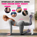 HOXWC Ankle Resistance Bands, Ankle Bands with Cuffs for Working Out, Exercise Bands for Butt Lift, Training Workout for Kickbacks Hip Gluteus Training Exercises, Glutes Workout Equipment for Women