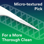 DenTek Advanced Clean Floss Picks with No Break & No Shred Dental Floss, Plaque Remover, 90 Count
