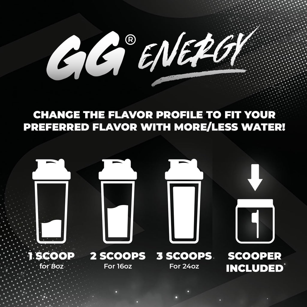 Gamer Supps GG Energy - Sploosh by CottontailVA (100 Servings) - Keto Friendly Gaming Energy and Nootropic Blend, Sugar Free + Caffeine + Vitamins + Immune Support, Powder Drink