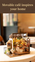 Rowood DIY Miniature House Kits for Adults-NO.17 Cafe