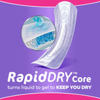 Always Discreet Adult Incontinence Pads for Women, Drier, 5 Drop Long Length, Heavy Absorbency, Pads for Bladder Control Management, Bladder Leaks, & Postpartum Pads, 64ct