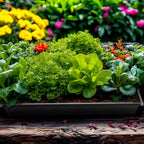 1020 Plant Tray with Tall 7.3" Dome, 5-Pack Extra Large Seed Starter Tray with Humidity Domes, Heavy Duty 1020 Trays and Flats with Lid, Seed Germination Mini Greenhouse No Hole for Balcony Garden