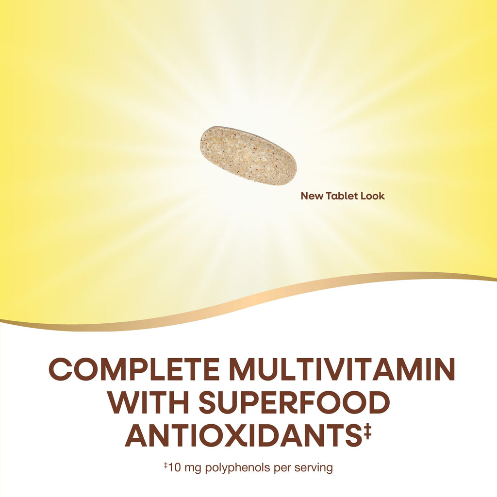 Nature's Way Alive! Women's 50+ Complete Multivitamins, Supports Healthy Heart, Brain, Bones*, Superfood Antioxidants(1), B-Vitamins, Gluten Free, 130 Tablets (Packaging May Vary)