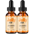 Jelly Fit Drops, Official JellyFit Supplement Drops with All Natural Ingredients - Maximum Strength, Advanced Formula Overall Health & Wellness, Premium Jelly Fit Droppers Support Reviews (2 Pack)