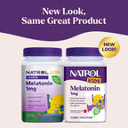 Natrol Kids Melatonin Gummies 1mg, Children's Melatonin for Restful Sleep, 140 Raspberry-Flavored Sleep Gummies, 140 Day Supply