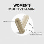 Codeage Women’s Daily Multivitamin, 25+ Vitamins & Minerals, Fermented, Organic Whole Foods, Probiotics Supplement - Vitamin A, B, C, D, E & K, Omega 3, Zinc – Vegan - 2 Pack