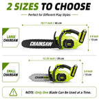 Pandapop Kids Gardening Tools Set, 2 in 1 Toy Chainsaw with Realistic Sound
