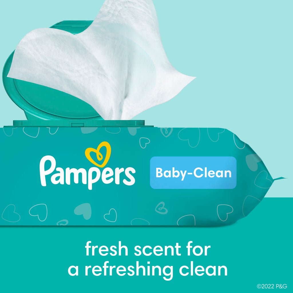 Pampers Complete Clean Baby Wipes - Fresh Scent 12X 864 Count