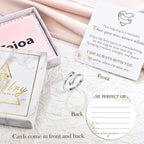 Sterling Silver Hug Ring for Women Teen Adjustable Love Promise Ring Inspirational Friendship Open Ring Hope Love Heaven Promise Friendship Rings Mothers Day Birthday Gift for Daughter Granddaughter Mom Wife Best Friend