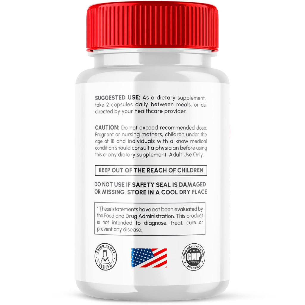 (2 Pack) Glucocyn Capsules, Official Glucocyn Glycogen Supplement Pills with All Natural Ingredients, Advanced Formula Support Pills with Max Strength Premium Vitamins for Women and Men (120 Capsules)