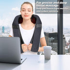 Mirakel Fathers Day Dad Gifts for Husband Men, Neck Massager for Pain Relief Deep Tissue, Electric Shiatsu Shoulder & Back Massager with Heat, Mothers Day Gifts for Mom Wife Women Her (NOT Cordless)