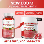 GREENPEOPLE Magnesium Glycinate Gummies 400mg - Sugar Free Magnesium Supplement with Magnesio Citrate, Vitamin D, and B6 for Calm Support & Sleep for Adults - High Absorption - Raspberry Gummies