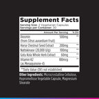 Livingood Daily Vessel & Vein Support, Circulation & Vein Support Supplement with Diosmin, Horse Chestnut, Nattokinase, Gotu Kola & Vitamin K2, Vascular & Vein Health Formula, Gluten Free, 60 Capsules