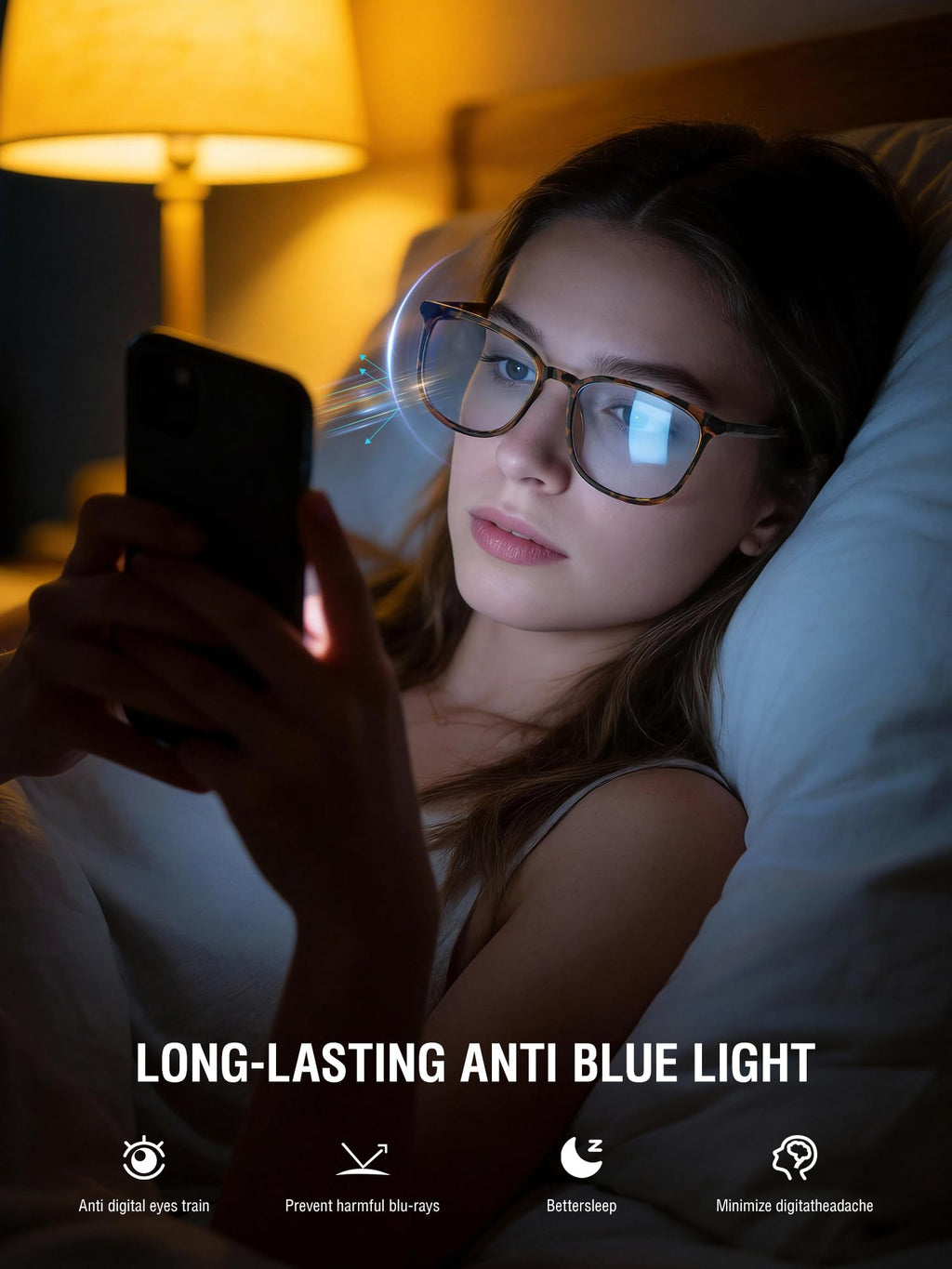 ANYLUV Blue Light Glasses for Woman Men, Womens Blue Light Blocking Glasses Computer Glasses Anti Eyestrain