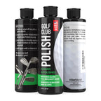 Golf Club Polish & Rust Remover – Made in USA – Instant Golf Club Cleaner & Scratch Remover Cream – 8 oz Golf Club Polish Compound, Groove Cleaner & Golf Club Polishing Kit – Shine, Protect & Restore