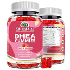 NIUTRLUXE DHEA Gummies, DHEA Supplements for Women, DHEA 100mg 50mg Chewable with Boron, Inositol and Magnesium, Pro-Aging, Ovarian Support, Sleep Support, Vegan, 60 Counts