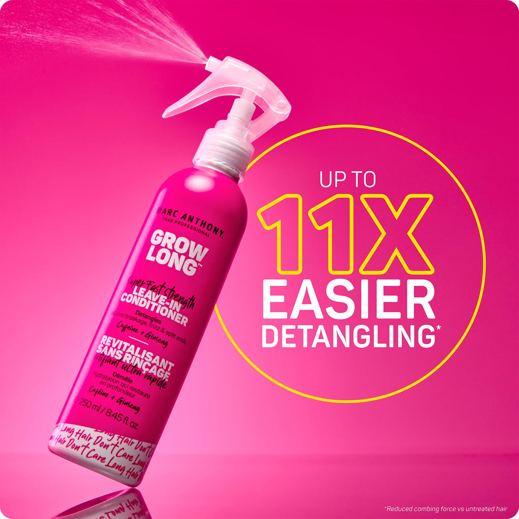 Marc Anthony Grow Long, Detangling Leave-In Hair Conditioner Spray 2 Pack