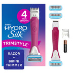 Schick Hydro Silk TrimStyle 2in1 Bikini Trimmer & Razor, Handle & 3 Refills