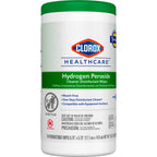 Clorox Healthcare Hydrogen Peroxide Cleaner Disinfectant Wipes, 6.75" x 5.75", 155 Count, Pack of 6 (Package May Vary)