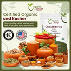 Organic Way Chokeberries Fruit/Aronia Berry Powder - European Wild-Harvest | Organic & Kosher Certified | Non GMO & Gluten Free | USDA Certified | Origin - Albania (8 Oz)
