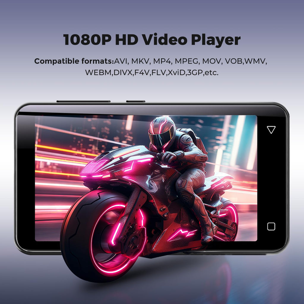 160GB MP3 Player with Bluetooth and WiFi, innioasis Music Player with Spotify,Pandora,Amazon Music,4" Touch Screen Android MP4 MP3 Player for Kids with Libby,Audible,Spotify Kids(Black)