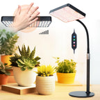 FECiDA Smart Control Desk Grow Light, Tabletop Grow Lights for Indoor Plants, Seed Starting, Bonsai, 4/8/12/16/20H Timer, 25 Watt Power Draw, Bright Enough Like A Small Sun, 16"-24" Height Adjustable