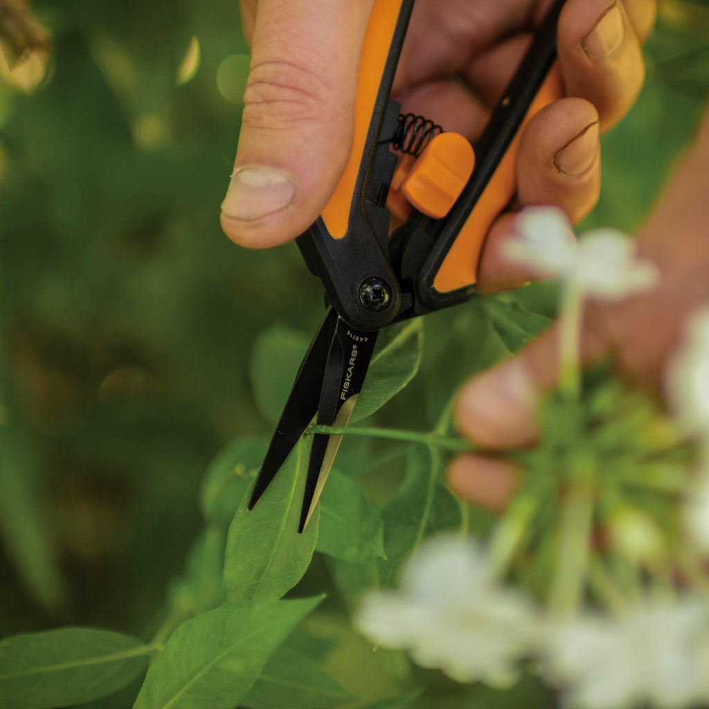 Fiskars 6" Non-Stick Pruning Snips, Resin-Resistant Garden Scissors, 2-Pack