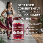(2 Pack) Gumitide Gummies, Official Gumitide Supplement Gummys with Premium Ingredients, Advanced Formula Support for Overall Health & Wellness Reviews (120 Gummies)