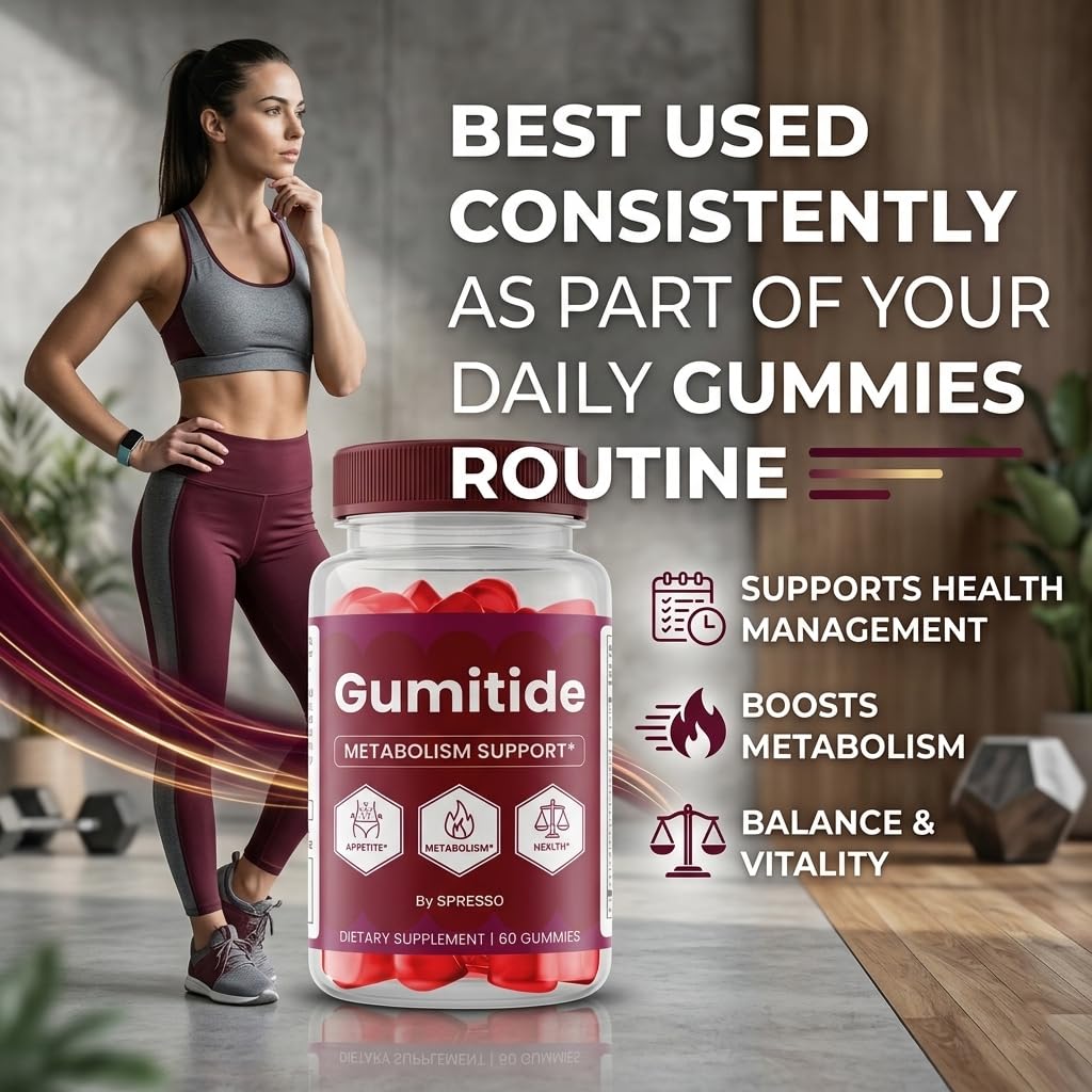 (3 Pack) Gumitide Gummies, Official Gumitide Supplement Gummys with Premium Ingredients, Advanced Formula Support for Overall Health & Wellness Reviews (180 Gummies)