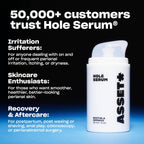 Asset Hole Serum – Soothing Daily Serum for Perianal Skin Health & Radiance – 15ml (.5oz) | Hydrates, Strengthens, Improves Skin Texture | Gentle, pH Balanced, Non-Greasy Formula