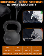 nitroshield 9mil Heavy Duty Disposable Nitrile Gloves, Black XLarge 800Pcs -Chemical Resistant, Latex Powder Free Rubber Gloves Diamond Texture for Automotive, Mechanics, Cooking,BBQ, Industrial Use