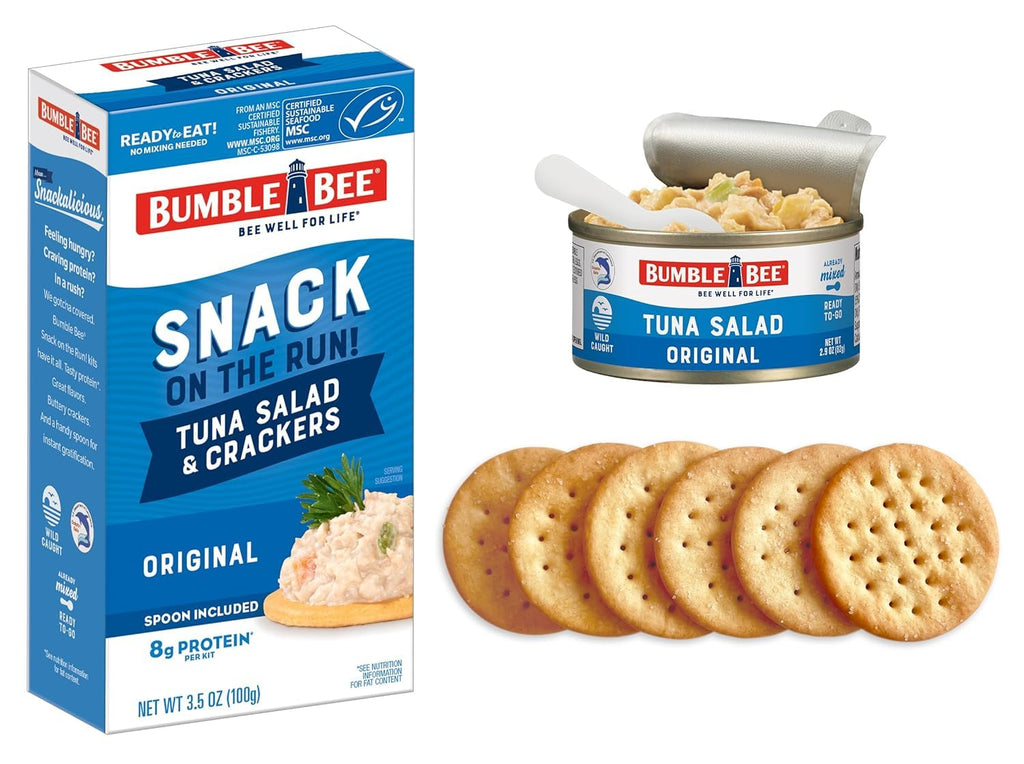 Bumble Bee Snack On The Run! Original Tuna Salad Kit (Pack of 12)