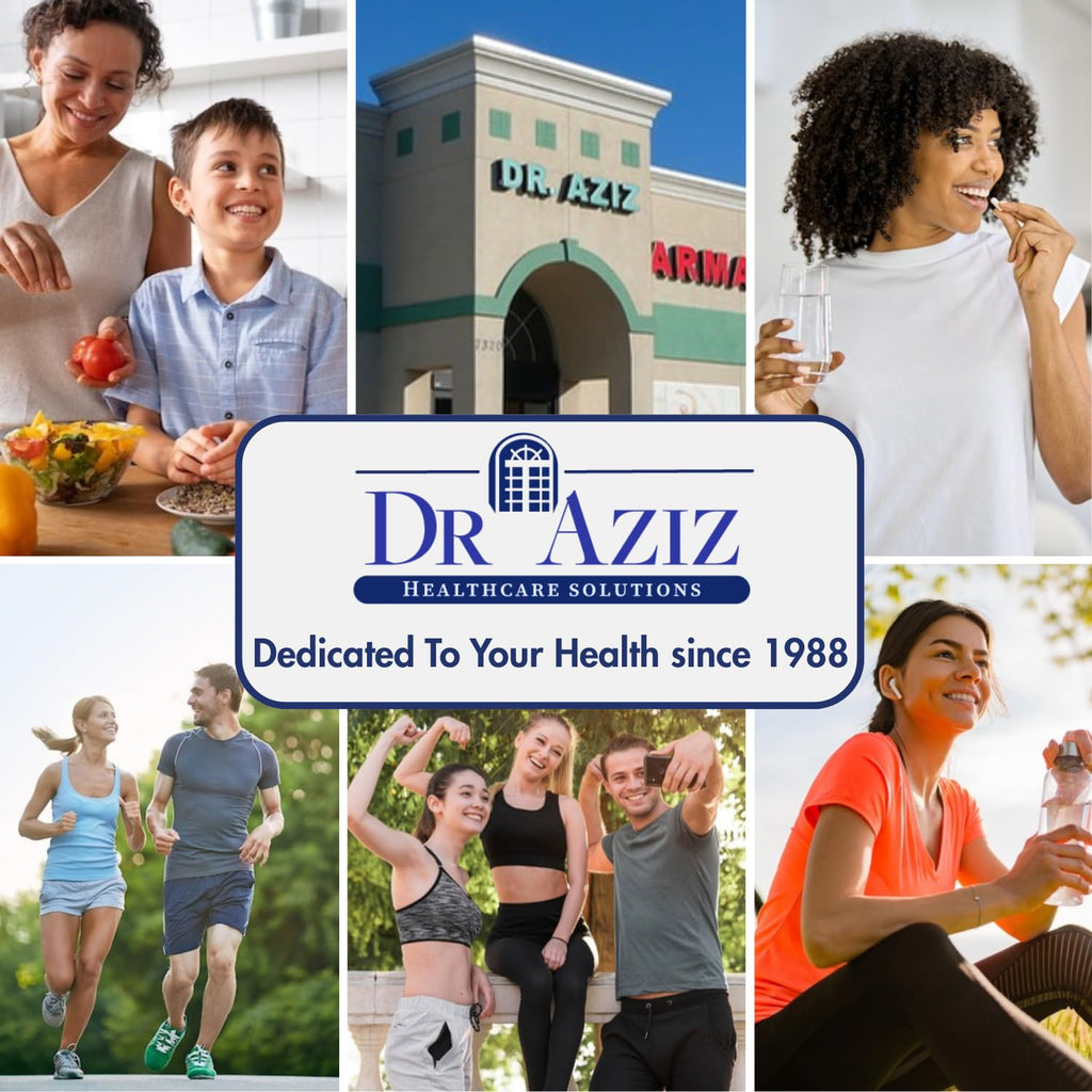 Dr Aziz DHEA 5mg Supplement - DHEA Supplement for General Wellness - Supports Hormonal Balance, Mood and Stress Management - 100 Tablets
