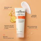 CURLSMITH Weightless Air Dry Curl Cream Leave In for Curly Hair (8oz)