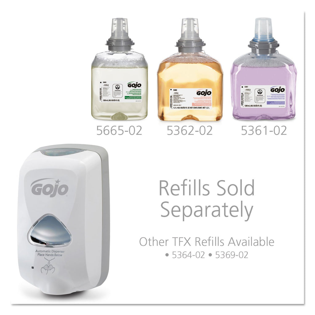 Gojo TFX Dispenser, Touch-Free, 1200mL, Dove Gray 2740-12 - 1 Each