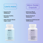 mars by GHC Vitality Max Combo | Natural Lion’s Mane & Nitric Oxide Capsules | Focus, Energy & Performance Support | 240 Capsules | Pack of 2