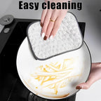 Fuiyuqa Multipurpose Wire Dishwashing Rags for Wet and Dry, Reusable Wire Miracle Cleaning Cloths, Round Wire Washing Cloth, Non Scratch Wire Dishcloth for Kitchen, Sinks, Pots, Pans (5PCS)