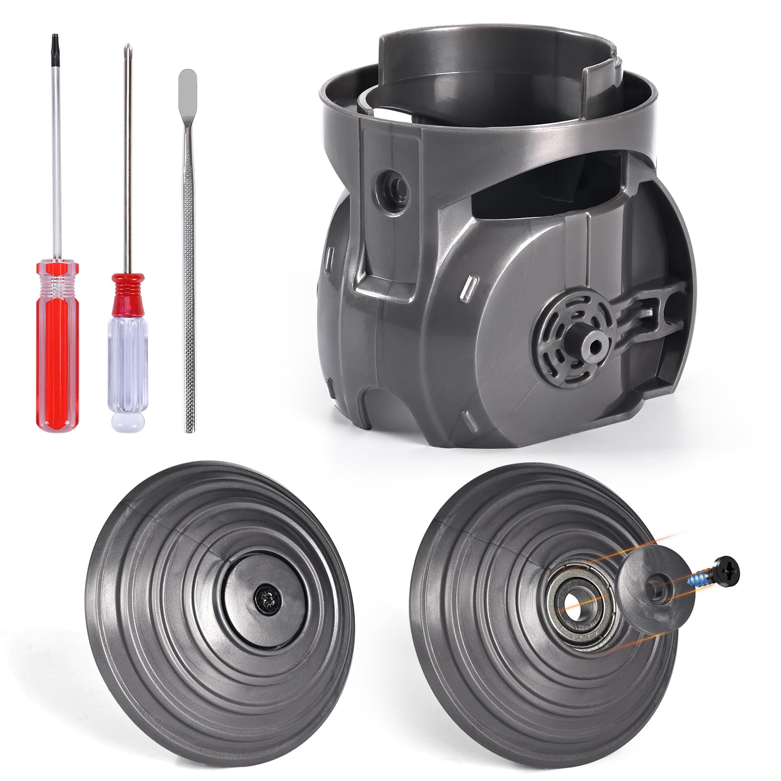 Upgraded Torque Head Connector + Ball Wheel Compatible with Dyson Gen5 SV23