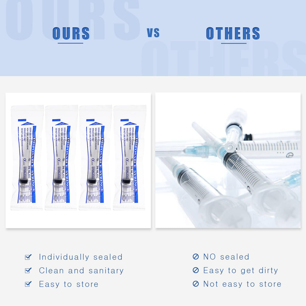 Frienda 4 Packs Syringes Without Needles,30 Ml