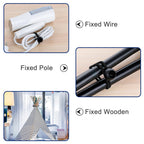 Ball Bungee Cords 6 Inch Bungee Cord with Balls, 50 PCS Heavy Duty Bungie Cord Balls Canopy Tarp Tie Down Bungee Balls for Camping, Shelter,Cargo,Tent Poles UV Resistant
