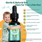 Tatavonix 19 in 1 Herbal Gut Cleanse Drops – Wormwood, Black Walnut, Chlorella 250mg, 10B Probiotics, Clove & Oregano – Liquid Detox Support for Adults & Kids, Alcohol-Free, 2oz