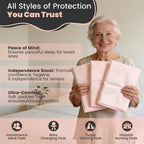 MKISS Bed Pads with Adhesive Strip 30"x36", 100 Count, Thick Absorbent Incontinence Adults Underpads Disposable, Leakproof Pee Pads, Extra Large Pet Training Pads