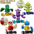 TEMI Magnet Robot Toy for Kids 3-5 Years Old