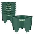 7 inch Planting Grow Rings, 6 PCS Plant Rings for Outdoor Plants, Perfect for Deep Root Watering Veggies Herbs and Flowers